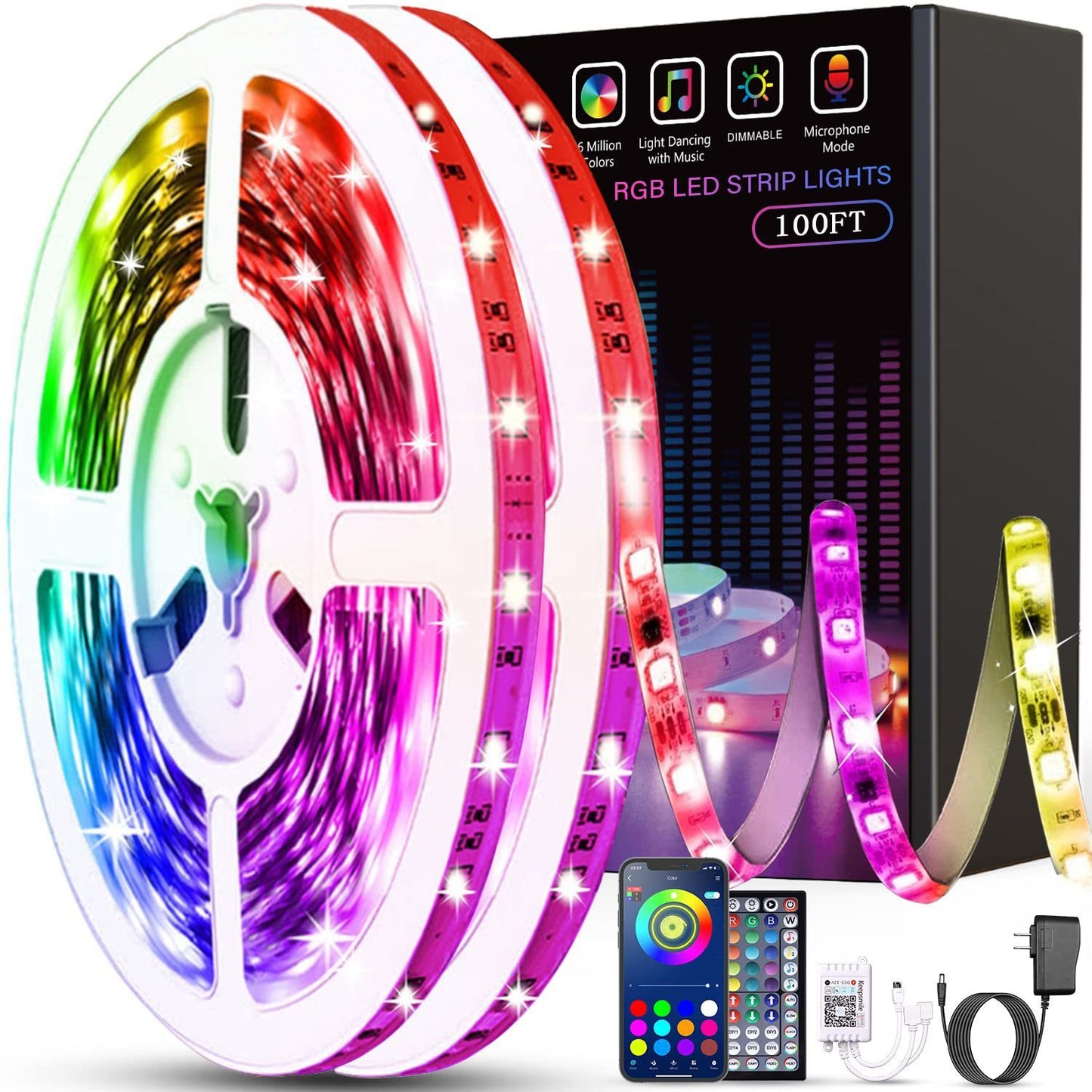 Bluetooth RGB Flexible 5050 Smart LED-Lichtleiste
