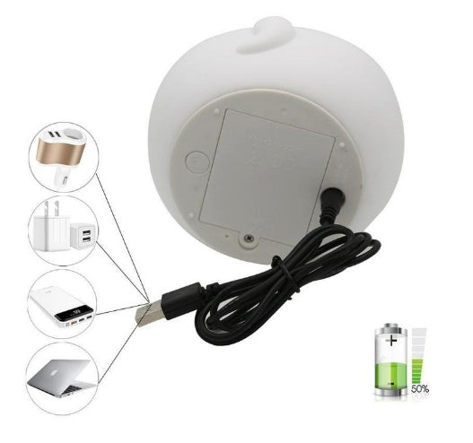 Niedliche Katzen-LED-Lampe aus Silikon