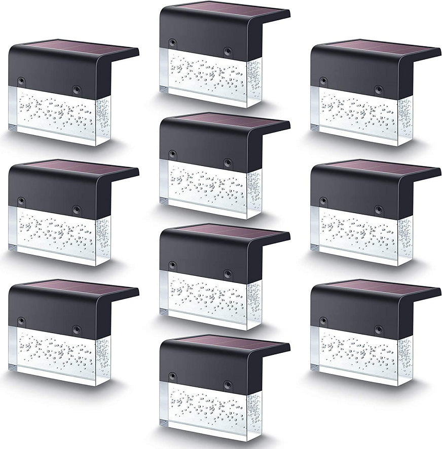 Wasserdichtes neues RGB-LED-Solarlicht für Stufenzäune