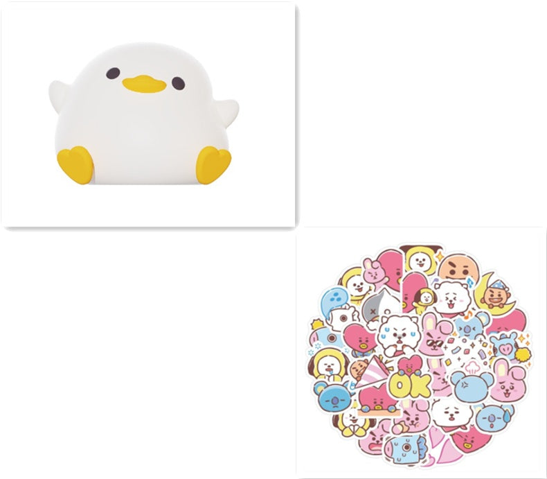 Möwe Silikon Nachtlicht beruhigende Tier Lampe für Kinder Baby