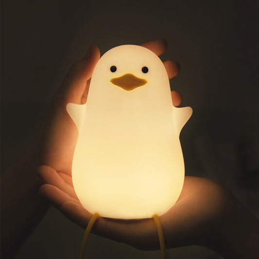 Möwe Silikon Nachtlicht beruhigende Tier Lampe für Kinder Baby