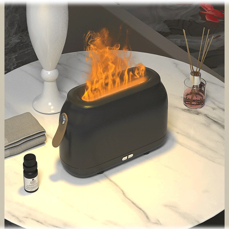 Große Flamme Luftbefeuchter USB ätherisches Öl Diffusor Ultraschall Cool Mist Maker Fogger Humidificador LED Lampe Aroma Diffusor