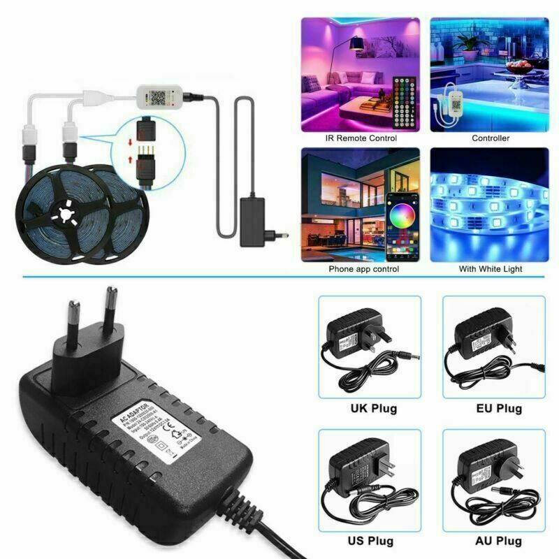 BRANDNEUE 5050 RGB LED Streifen Bluetooth Fernbedienung Lichter TV Hintergrundbeleuchtung Für Bar Zimmer