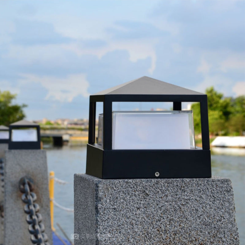 Aluminium-Wandsäulenlampe für den Außenbereich