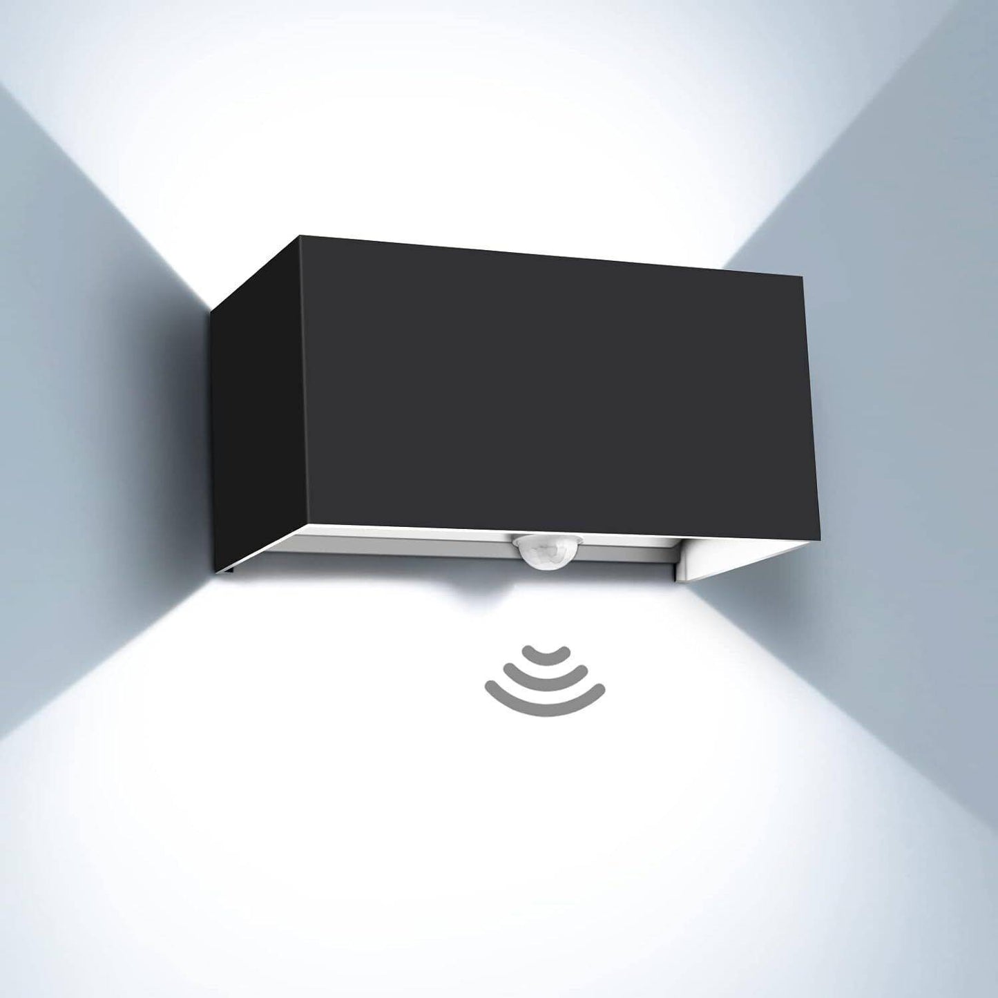 LED Außenleuchte mit Bewegungsmelder Wandleuchte Sensor Außenleuchte 20W