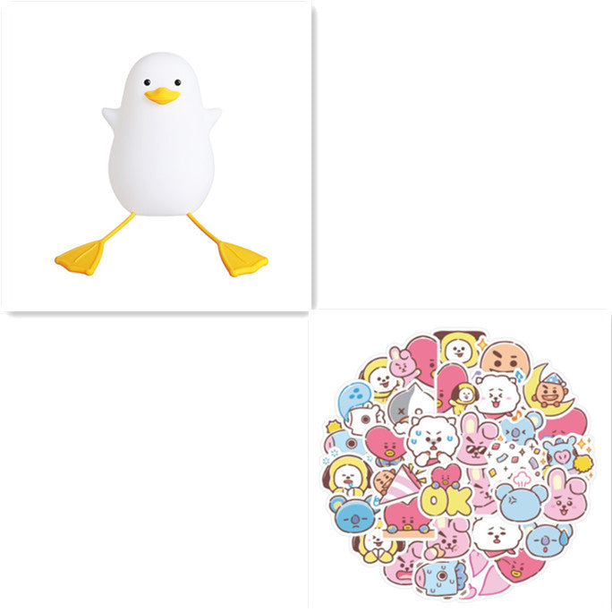 Möwe Silikon Nachtlicht beruhigende Tier Lampe für Kinder Baby