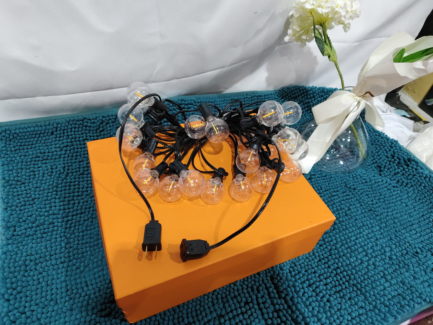 Wasserdichte LED-Beleuchtungskette für den Außenbereich, Innenhofdekoration