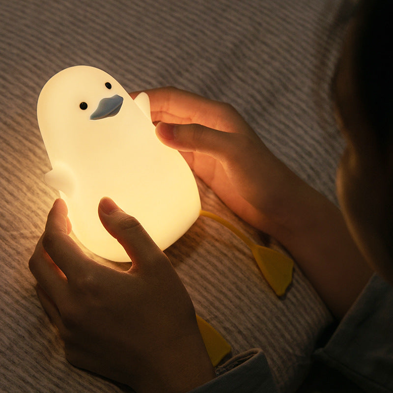 Möwe Silikon Nachtlicht beruhigende Tier Lampe für Kinder Baby