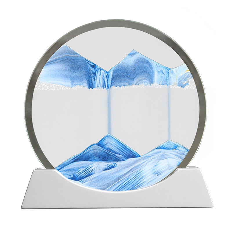 Kreative neue Treibsand Malerei, kleine Nachtlampe, Wohnzimmer, Schlafzimmer, abstrakte Dreh-Desktop-Dekoration