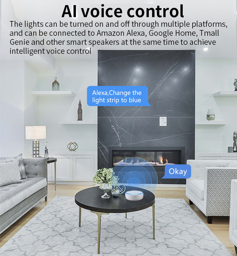 Led Lichtquelle RGBCCT 5W Smart Kleiner Scheinwerfer GU10 Sprachsteuerung