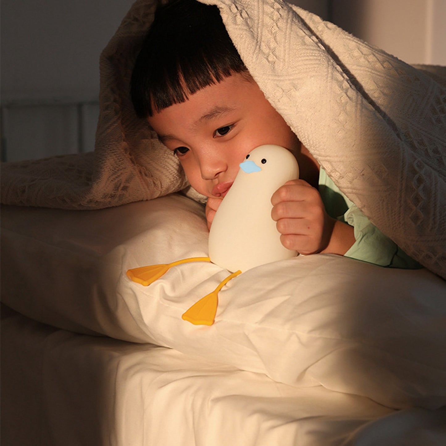 Möwe Silikon Nachtlicht beruhigende Tier Lampe für Kinder Baby