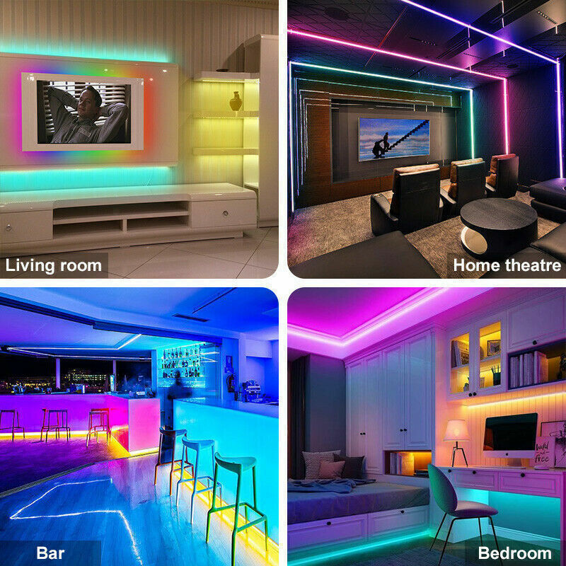 BRANDNEUE 5050 RGB LED Streifen Bluetooth Fernbedienung Lichter TV Hintergrundbeleuchtung Für Bar Zimmer