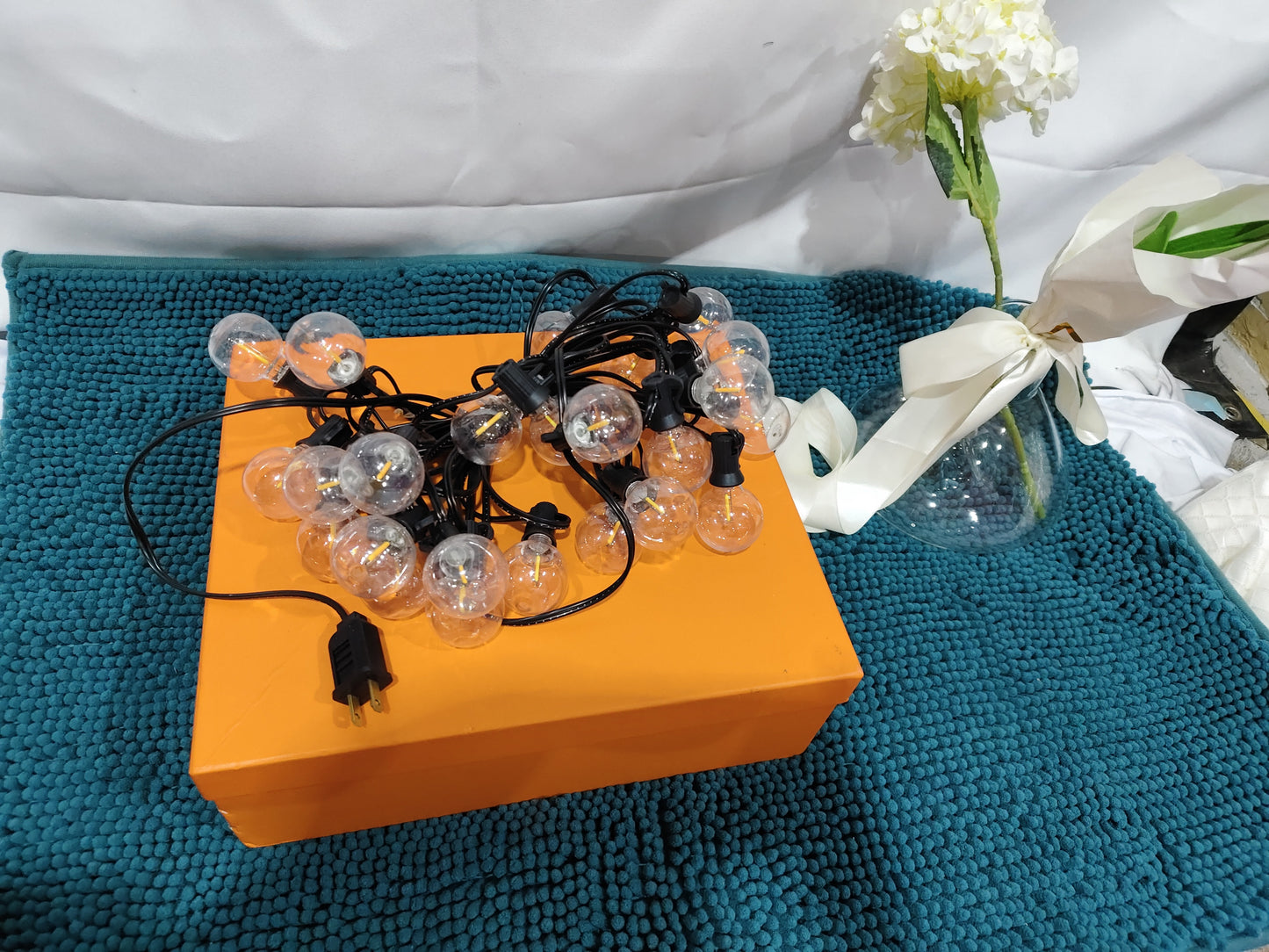 Wasserdichte LED-Beleuchtungskette für den Außenbereich, Innenhofdekoration