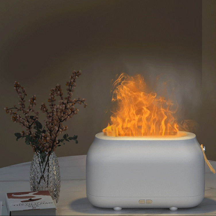 Große Flamme Luftbefeuchter USB ätherisches Öl Diffusor Ultraschall Cool Mist Maker Fogger Humidificador LED Lampe Aroma Diffusor